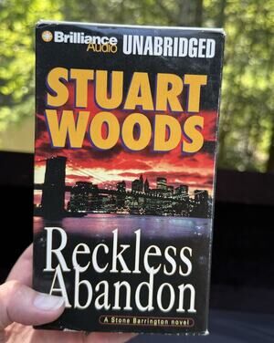 Stuart Woods Reckless Abandon Unabridged Audio Book On Cassette EUC -B2